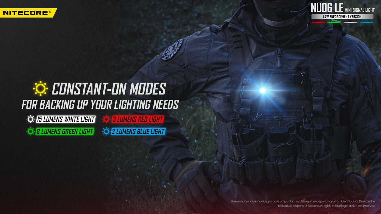 Nitecore NU06LE Mini Signal Light (15 Lumens)