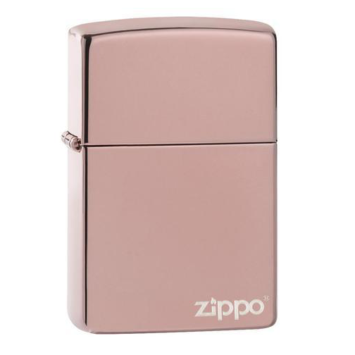 Zippo Logo 49190ZL Classic High Polish Rose Gold Lighter