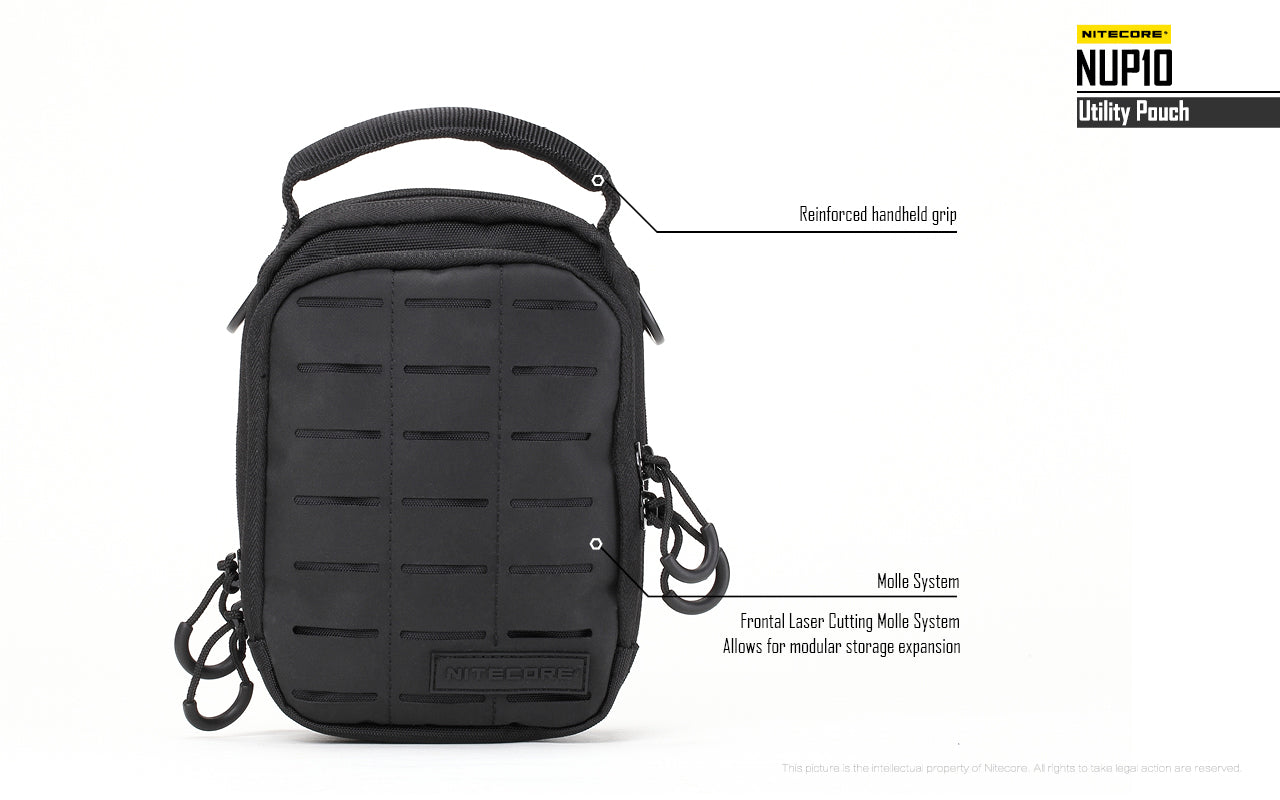 Nitecore Cordura Molle Utility Pouch NUP10 (2 Versions) - Thomas Tools