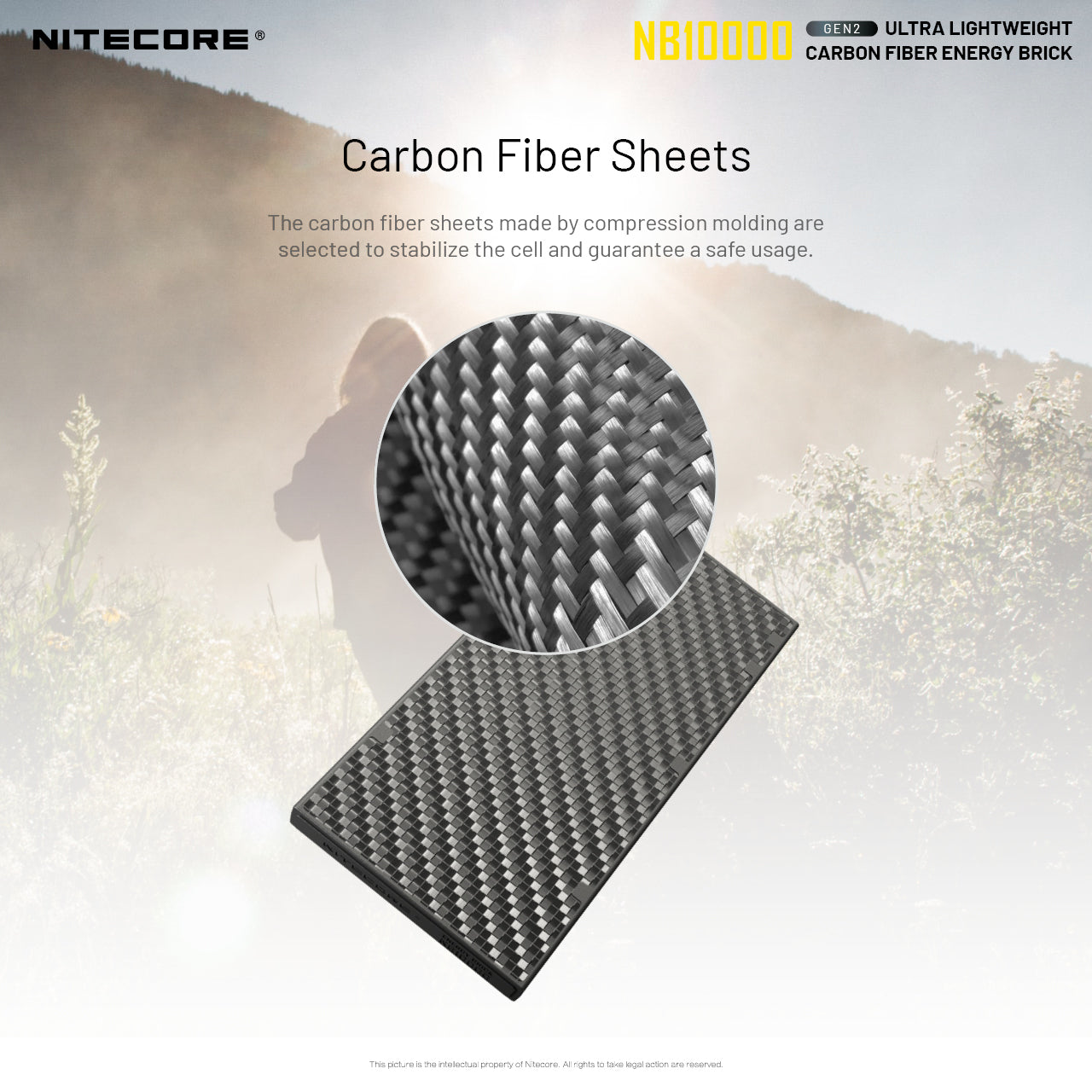 Nitecore NB10000 Gen II Carbon Fibre Power Bank