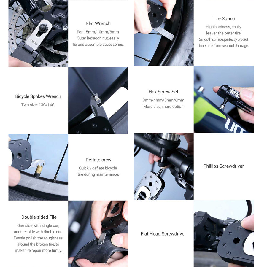 NexTool KT5557 14-In-1 Bicycle Multitool