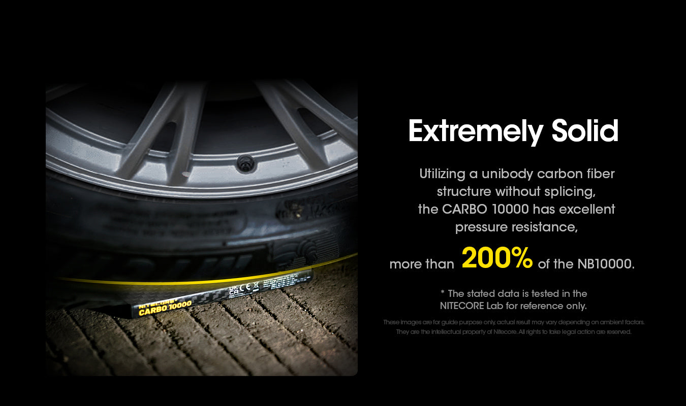 Nitecore Carbo 10000 Lightweight Carbon Fibre Power Bank