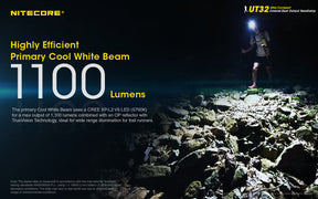 Nitecore UT32 LED Rechargeable Headlamp (1100 Lumens)