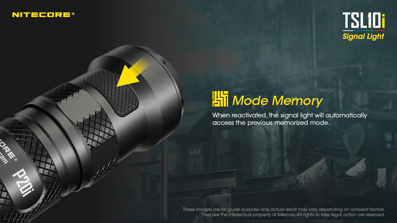 Nitecore Accessory TSL10i 4-Colour LED Signal Light Tactical Tail Switch Cap