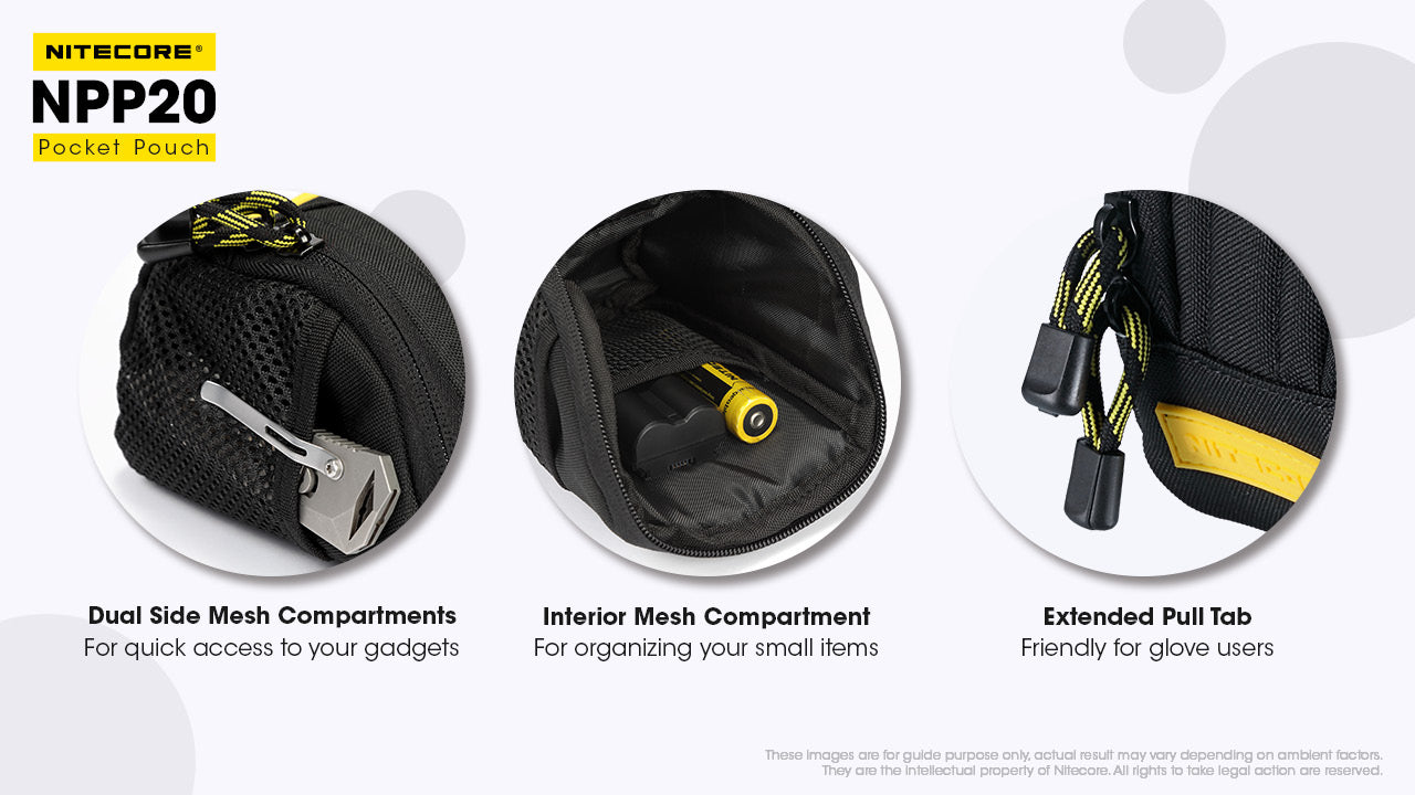 Nitecore EDC Pocket Pouch NPP20