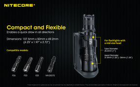 Nitecore Accessory NTH25 Tactical Flashlight Holster