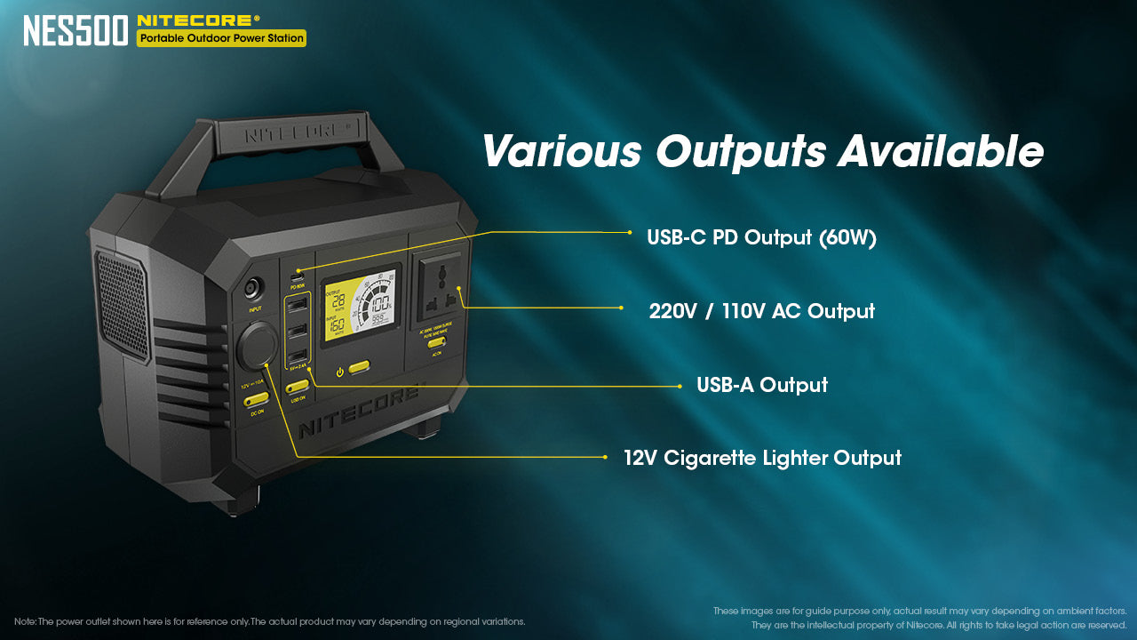 Nitecore NES500 Portable Outdoor Power Station