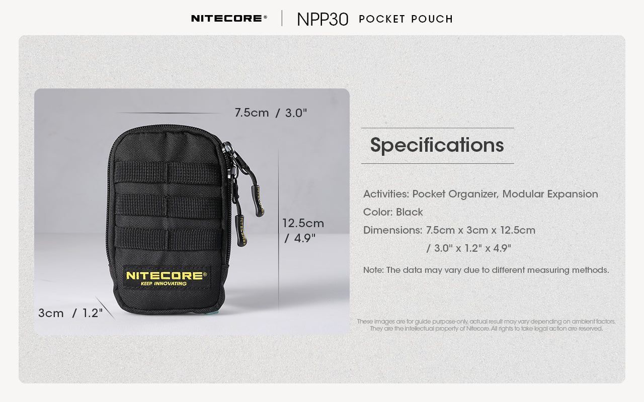 Nitecore EDC Pocket Pouch NPP30
