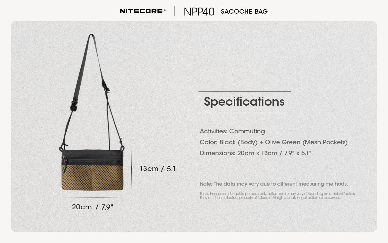 Nitecore Sacoche Sling Bag NPP40