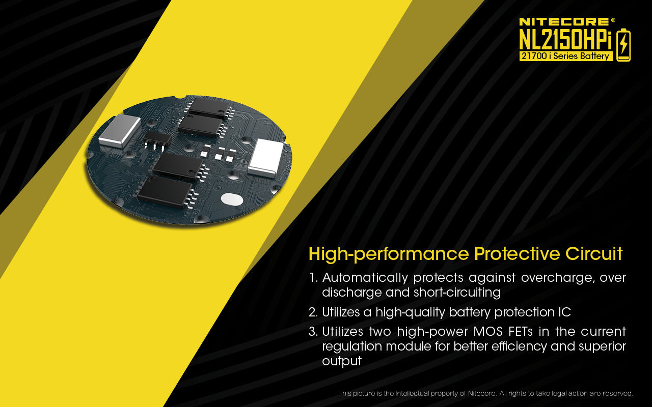 Nitecore Battery 21700 NL2150HPi