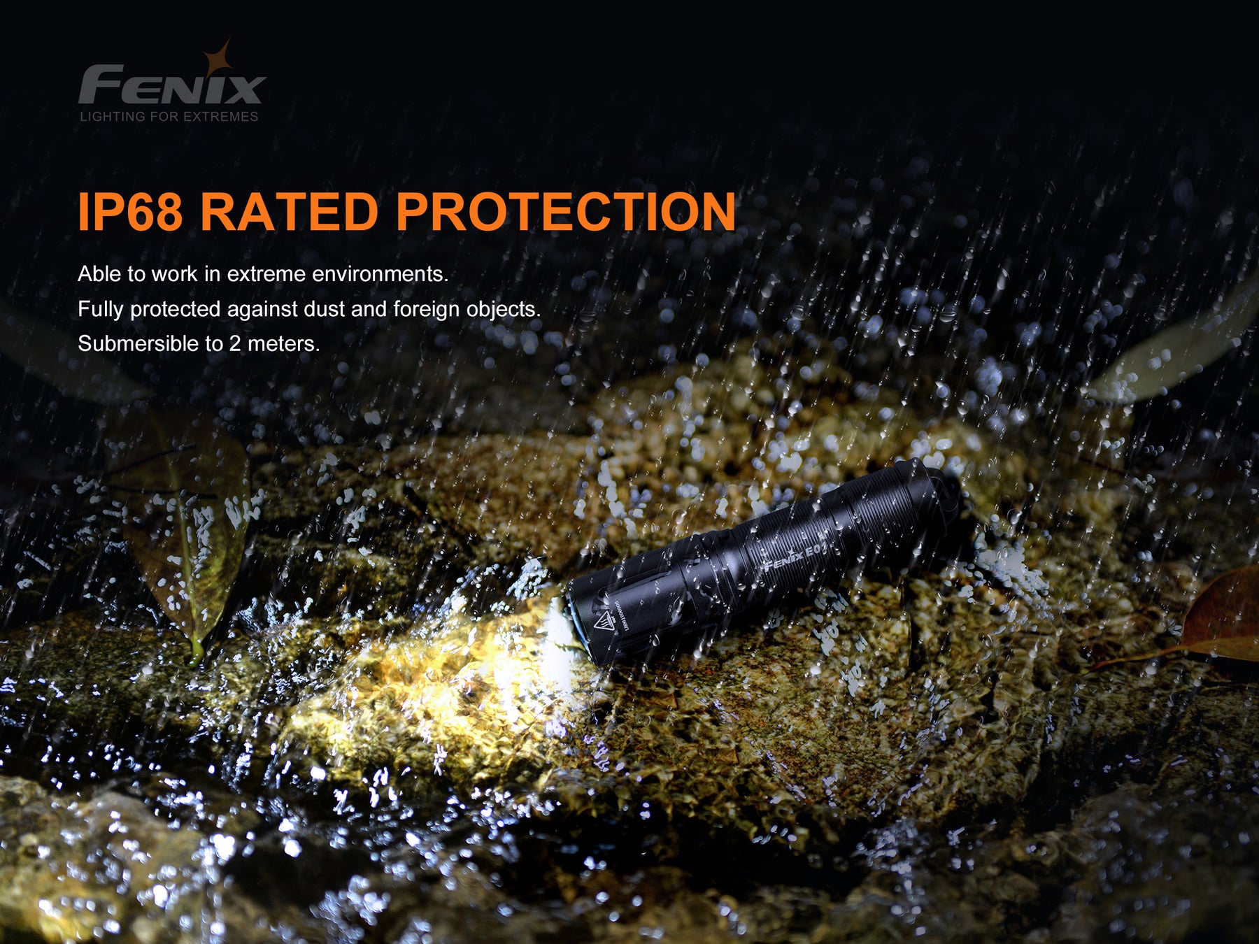 Fenix E01 V2.0 Keychain Flashlight (100 Lumens) (2 Versions)