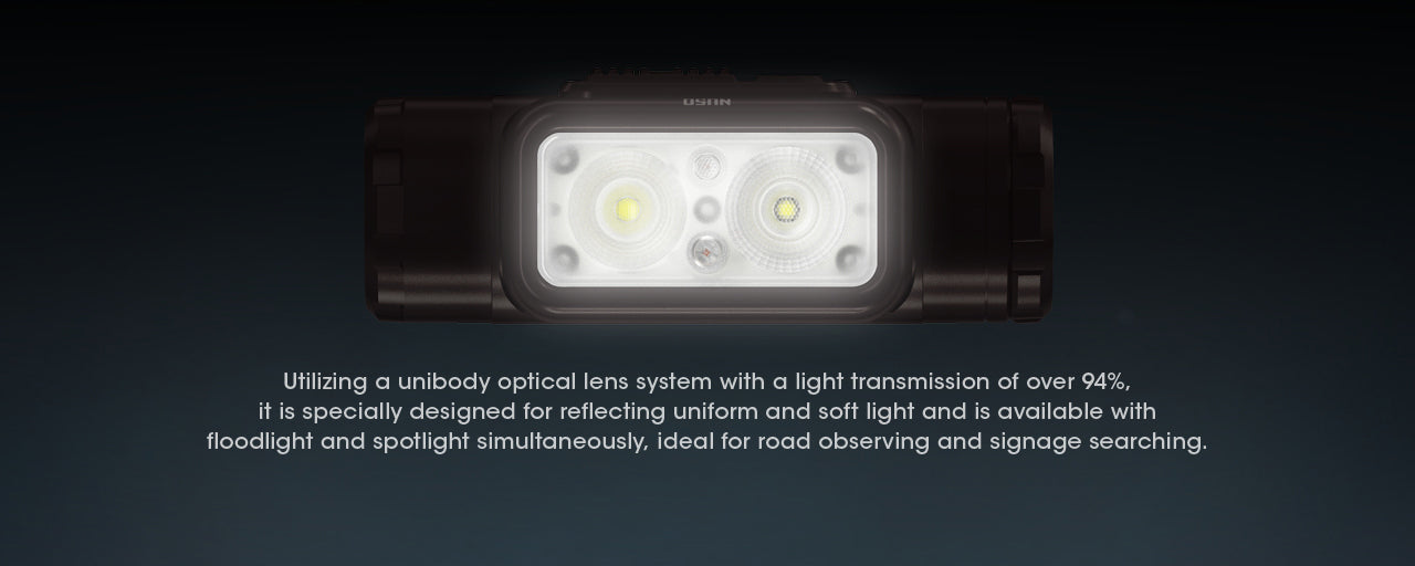 Nitecore NU50 Spotlight + Floodlight Rechargeable Headlamp (1400 Lumens)
