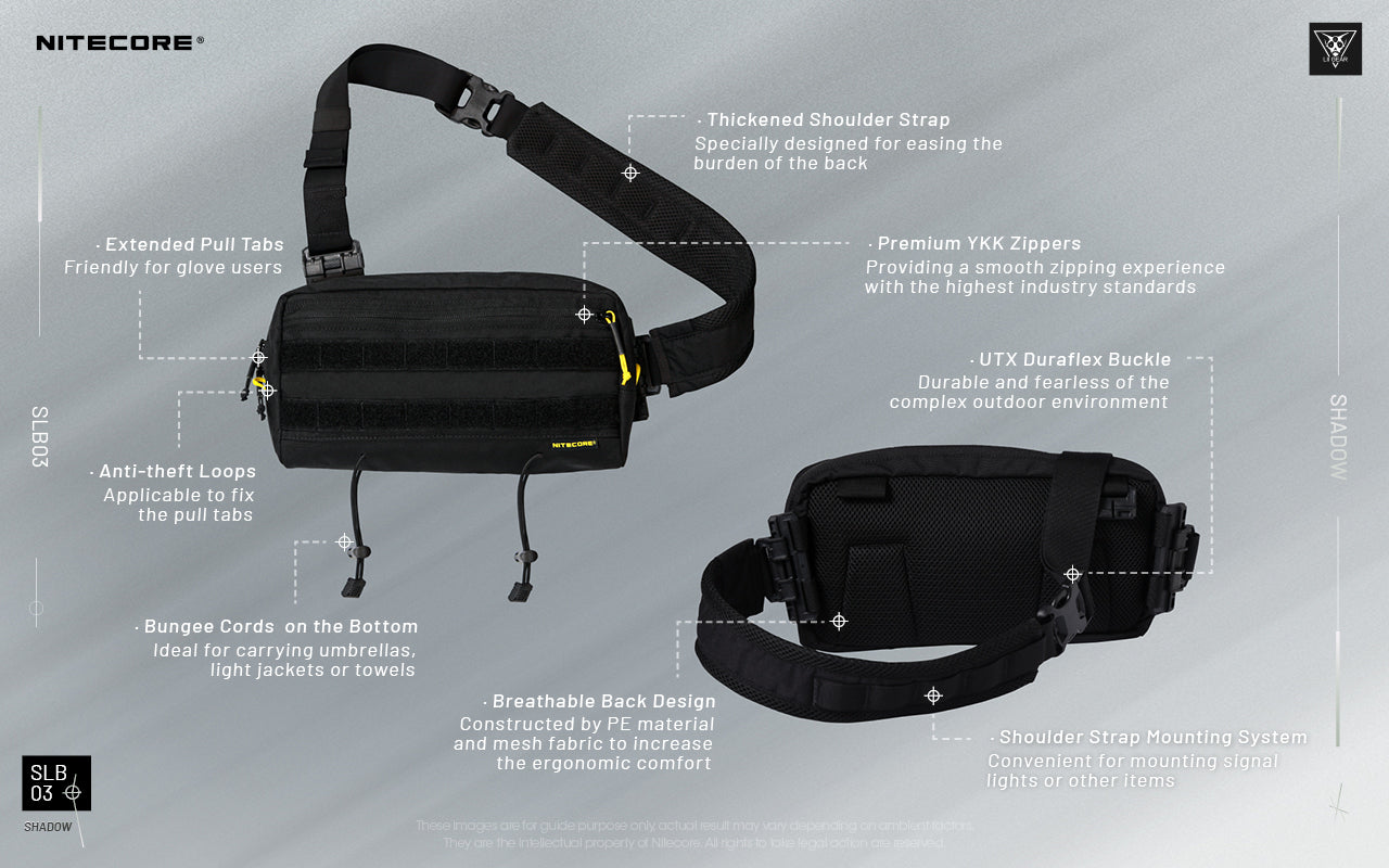 Nitecore Crossbody Sling Bag SLB03