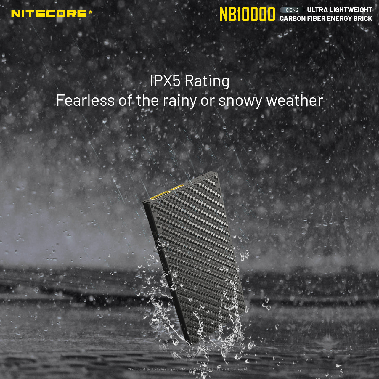 Nitecore NB10000 Gen II Carbon Fibre Power Bank
