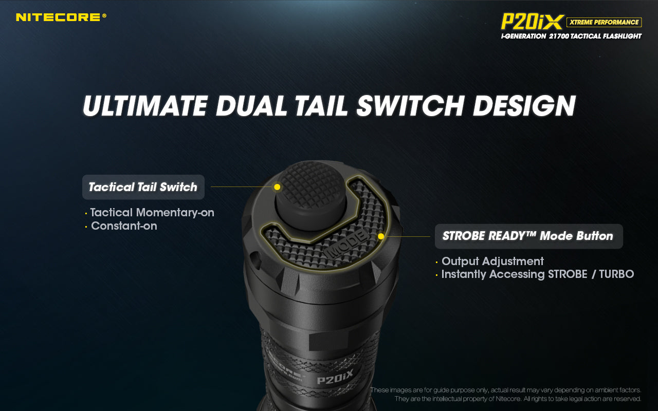 Nitecore P20iX USB Rechargeable LED Flashlight (4000 Lumens)