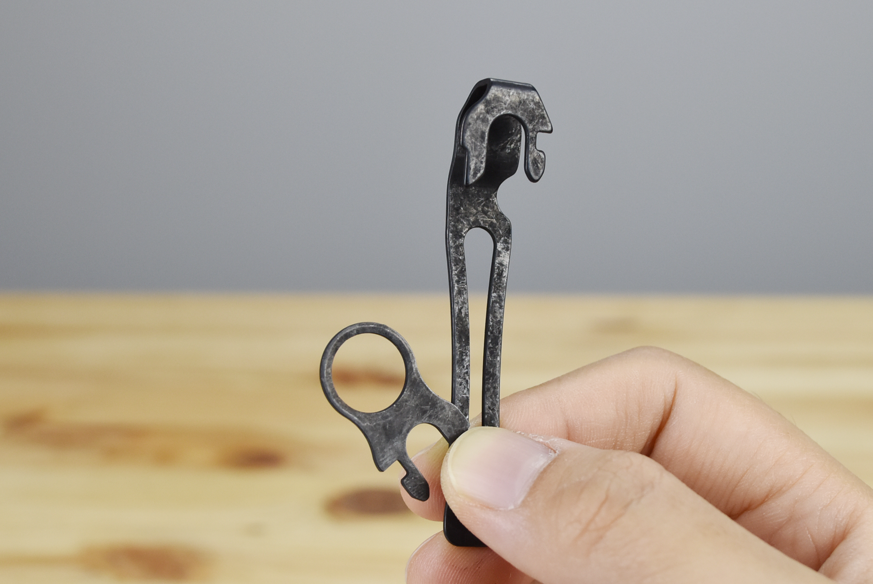 Leatherman Accessory Lanyard Ring & Pocket Clip (Black)