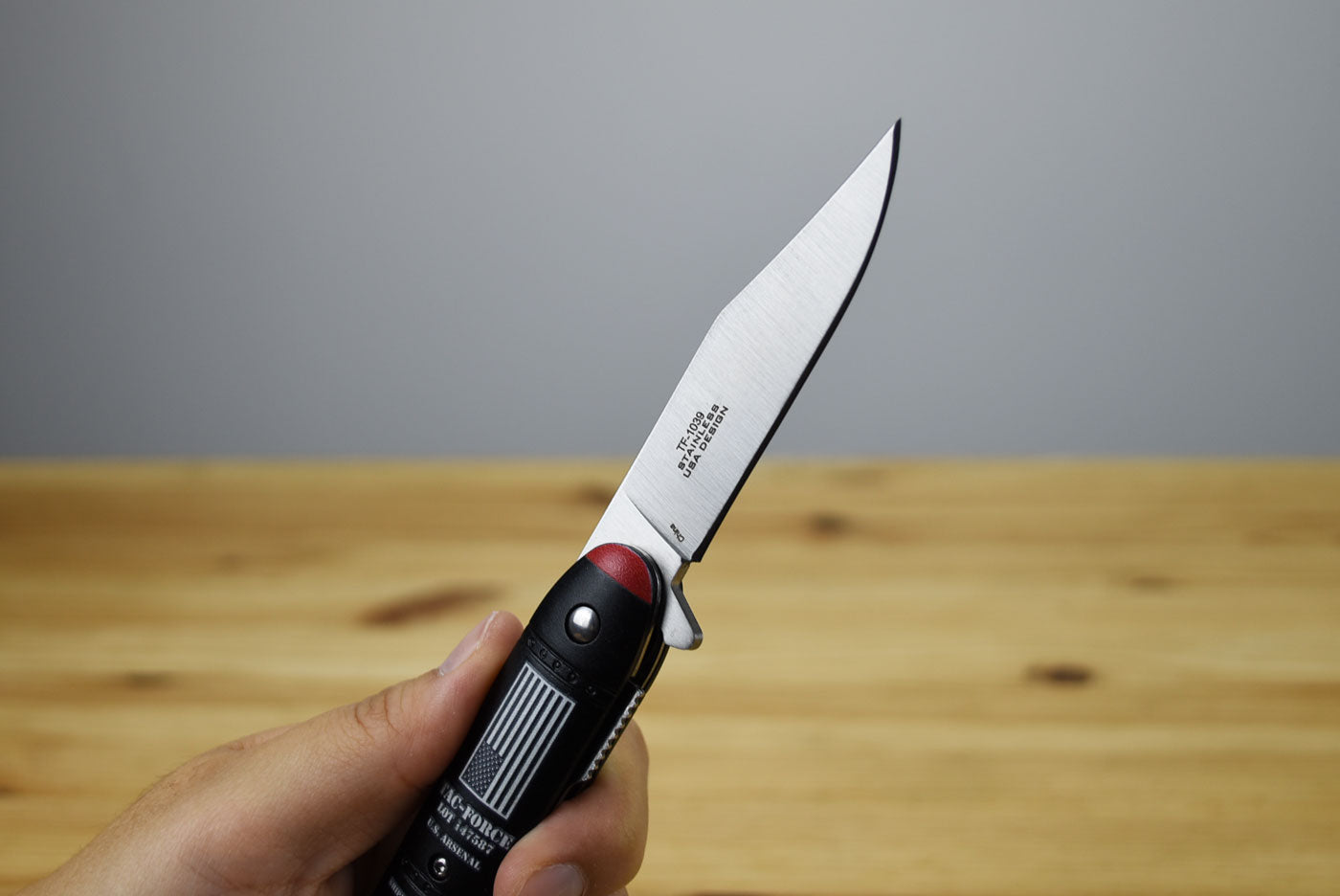 Tac Force 1039L American Flag Artwork Assisted EDC Folding Knife