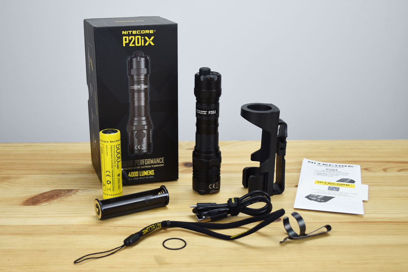 Nitecore P20iX USB Rechargeable LED Flashlight (4000 Lumens)