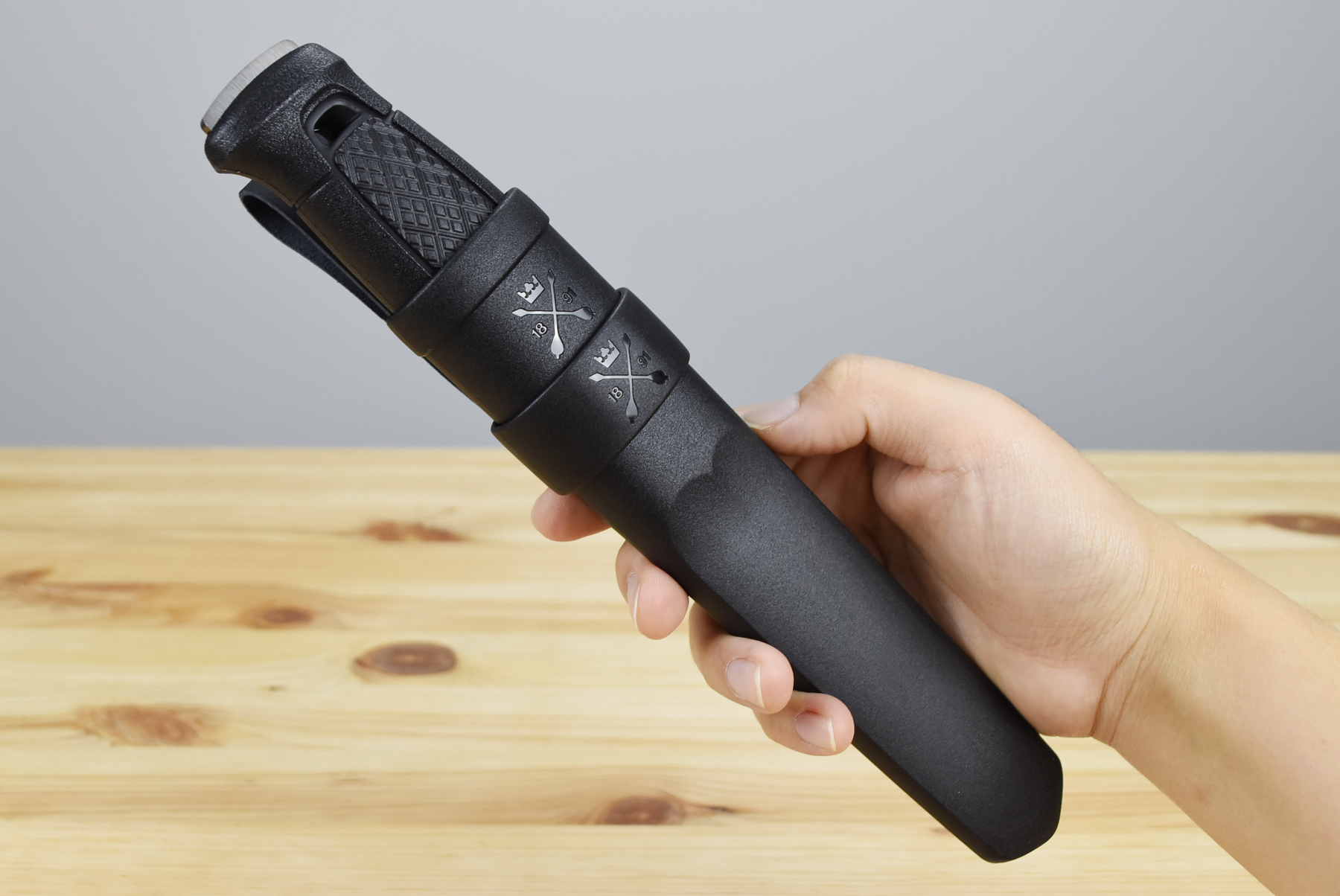 Morakniv Garberg Black Carbon Multi-Mount (C) Bushcraft Knife