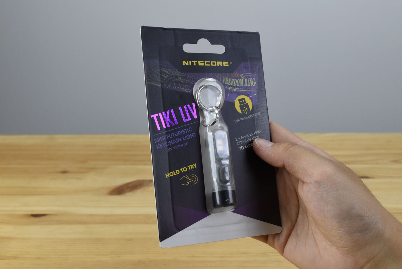 Nitecore TIKI UV & HCRI White LED Rechargeable Flashlight