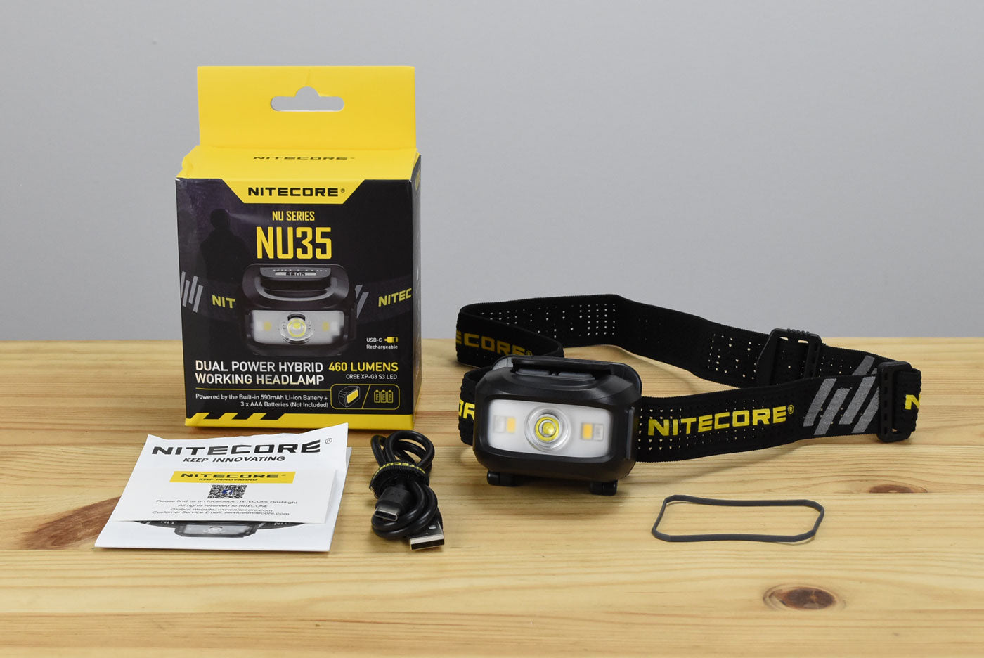 Nitecore NU35 Rechargeable Headlamp (460 Lumens)