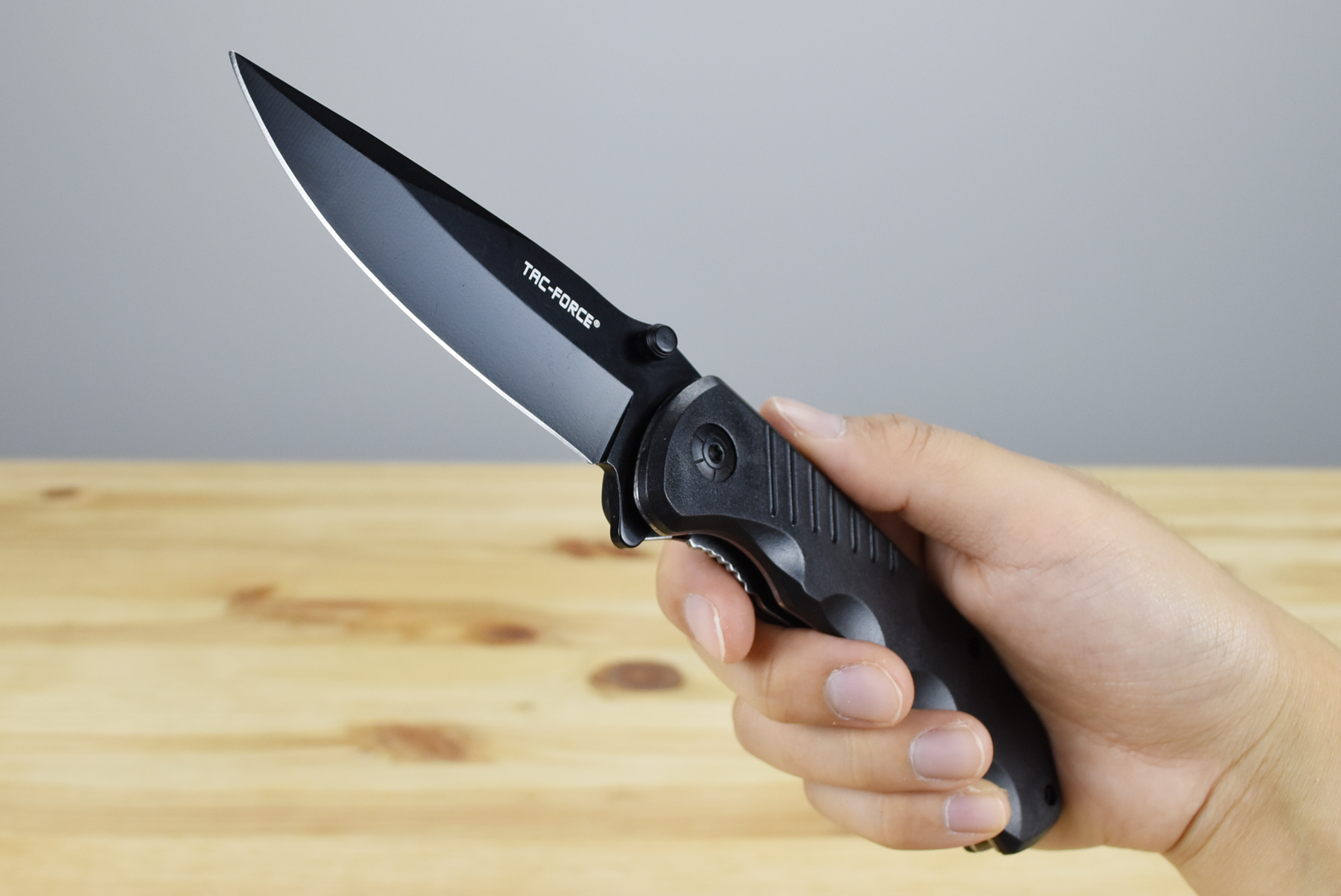 Tac Force 764 Assisted EDC Folding Knife (Black Handle)