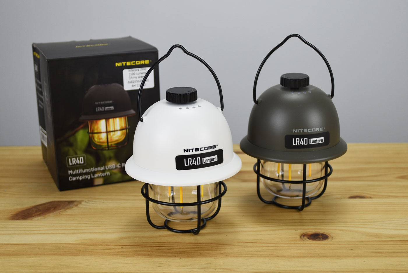 Nitecore LR40 Multifunctional Rechargeable Camping Lantern (100 Lumens) (2 Versions)