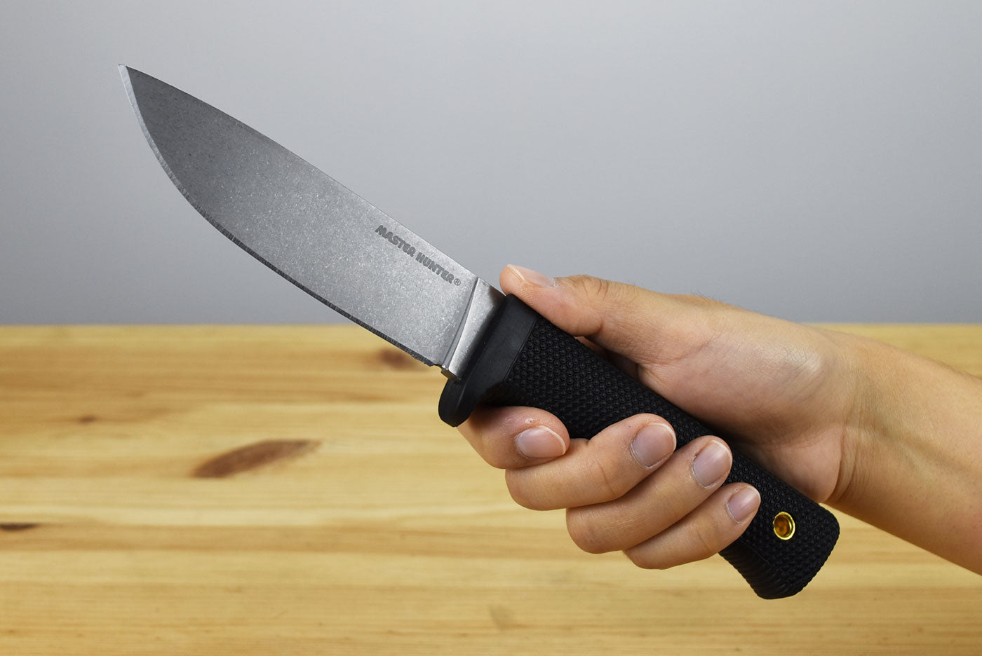 Cold Steel 3V Master Hunter Fixed Blade (Stonewashed)