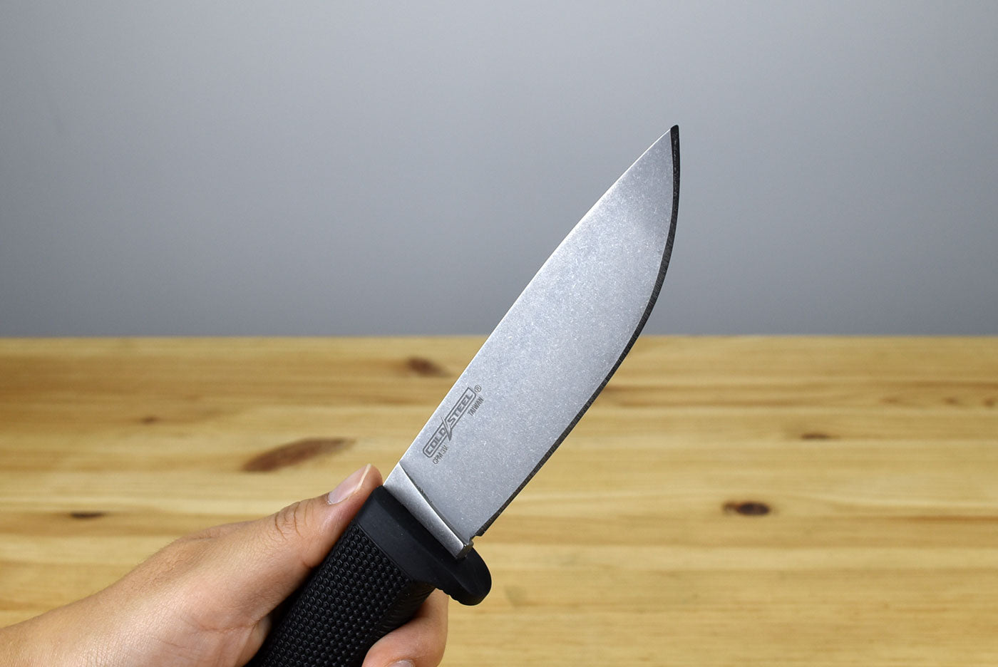 Cold Steel 3V Master Hunter Fixed Blade (Stonewashed)