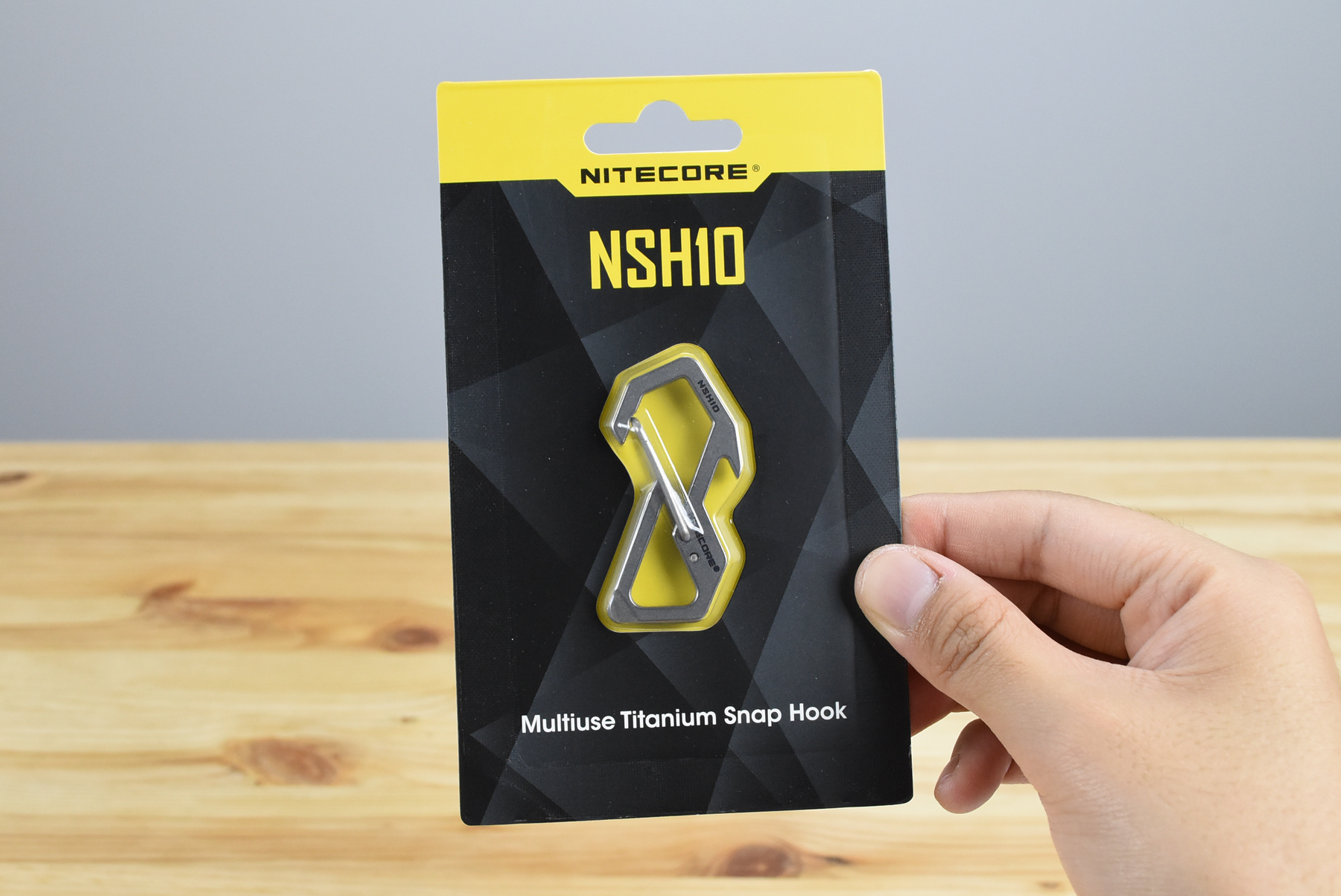 Nitecore Accessory NSH10 Multiuse Titanium Snap Hook Carabiner
