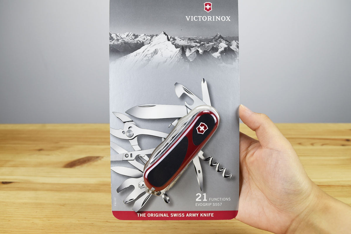 Victorinox Evolution Grip S557 Multitool 2.5223.SC (Red/Black)