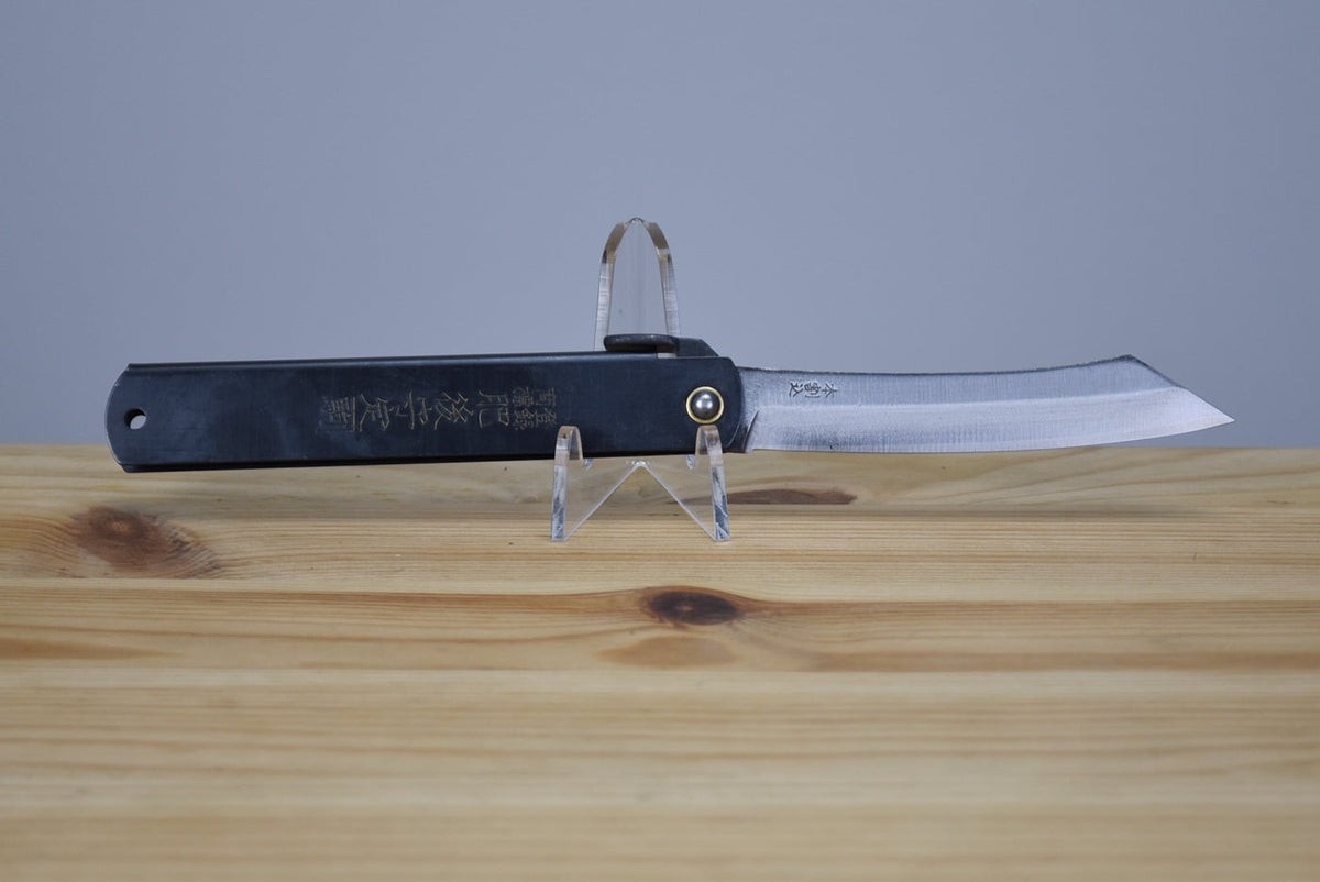 Higonokami No. 5 Black Stainless Handle (SK5)