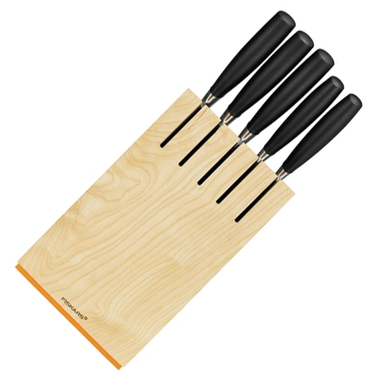 Fiskars Functional Form+ Knife Block with 5 Knives - Thomas Tools