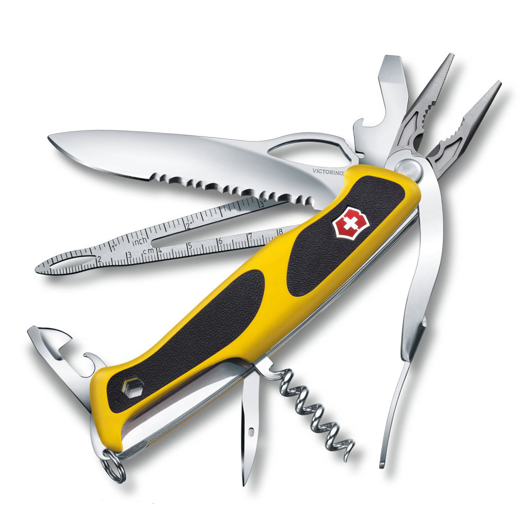 Victorinox Ranger Grip Boatsman Multitool (Yellow/Black) - Thomas Tools