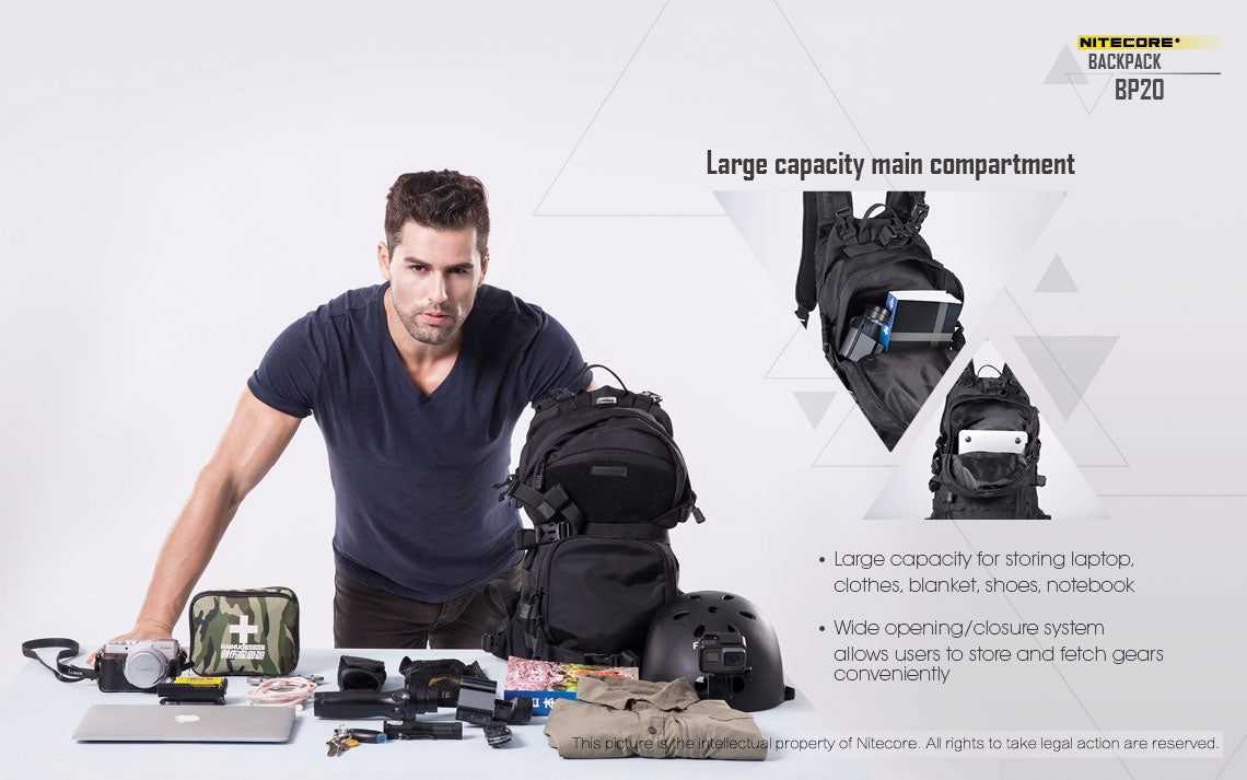 Nitecore Tactical Backpack BP20 - Thomas Tools