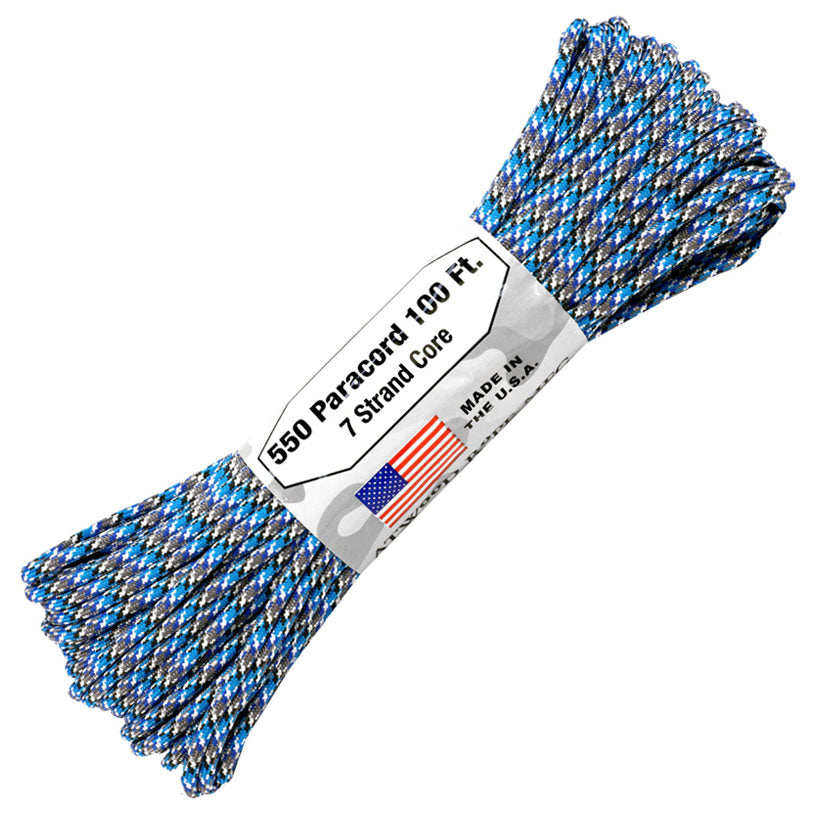 Atwood 550lbs Paracord 7 cores 100ft (Naval Fleet)