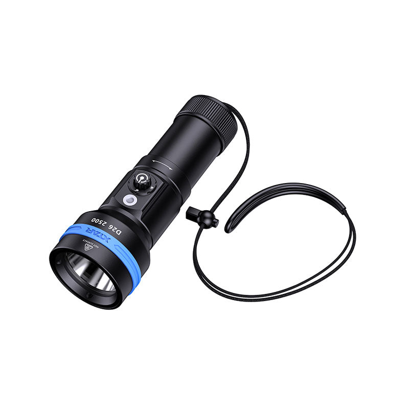 Xtar D26 2500 Short Diving LED Flashlight (2500 Lumens)