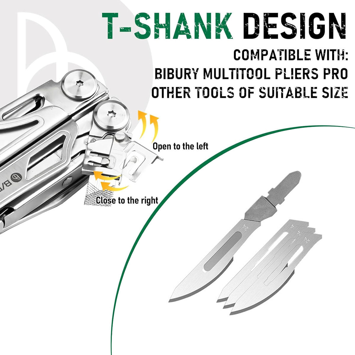 Bibury Plier Multitool Pro Scalpel Holder and Blades Replacement