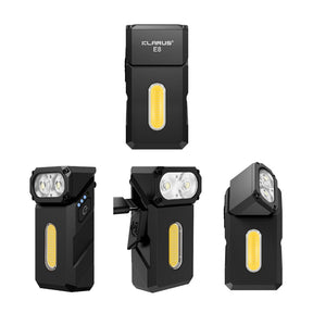 Klarus E8 all-metal swivel-head EDC flashlight