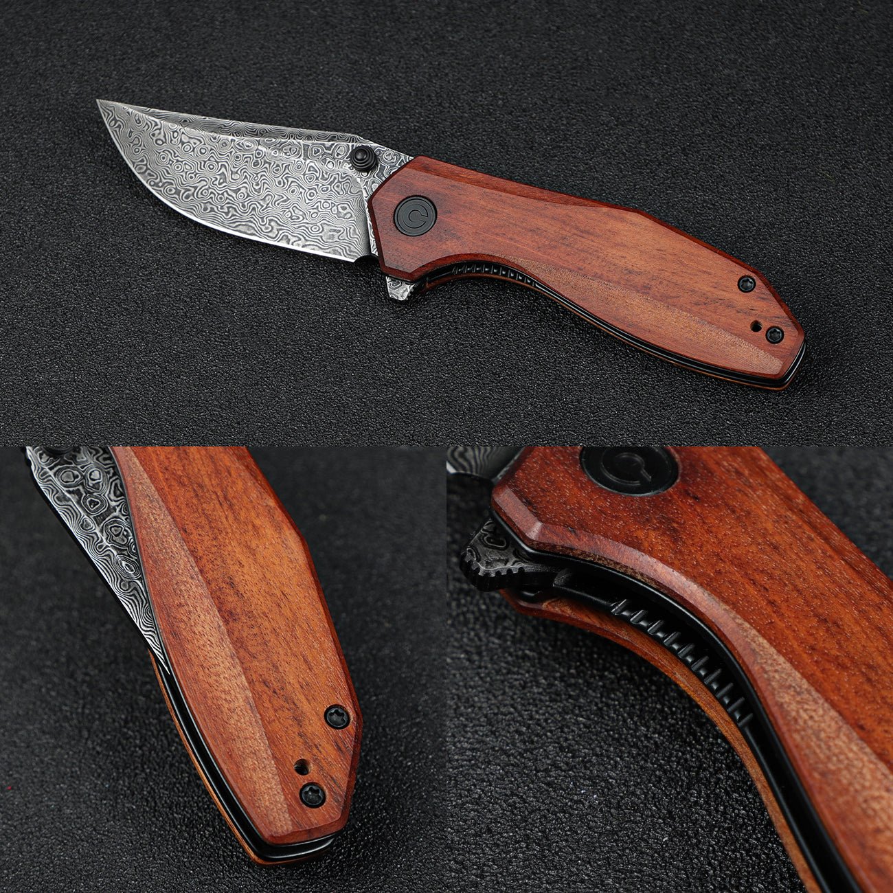 Civivi C21032-DS1 ODD 22 Folding Knife (Cuibourtia Wood Handle)