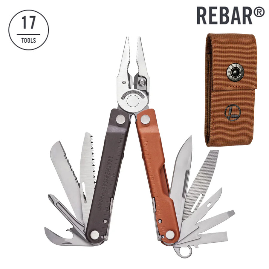 Leatherman Rebar Multitool (Burnt Sienna Cerakote Handle)