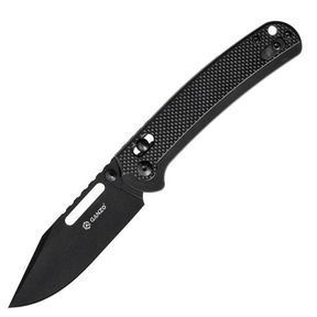 Ganzo G768PT-BK Axis Lock Titanium Coating Folding Knife (Black G10 Handle)