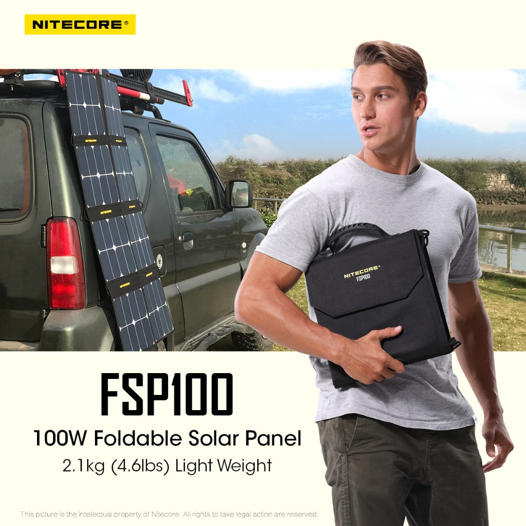 Nitecore FSP100 100W Foldable Solar Panel