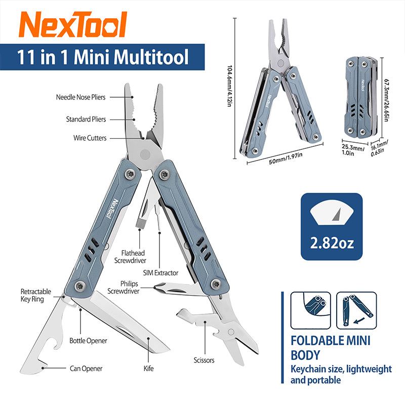 NexTool Mini Sailor S11 Pliers Multitool (2 Versions)