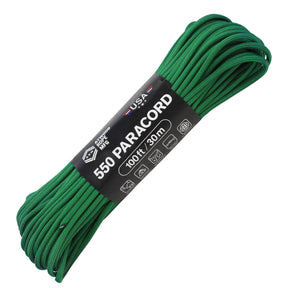 Atwood 550lbs Paracord 7 cores 100ft (Emerald Green)