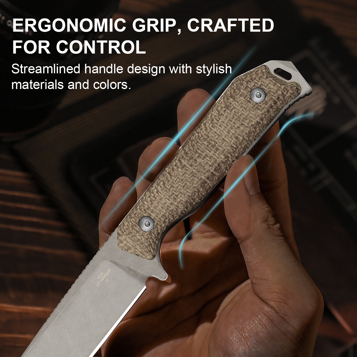 Kizer 1045MD1 Begleiter Fix interchangeable belt clips