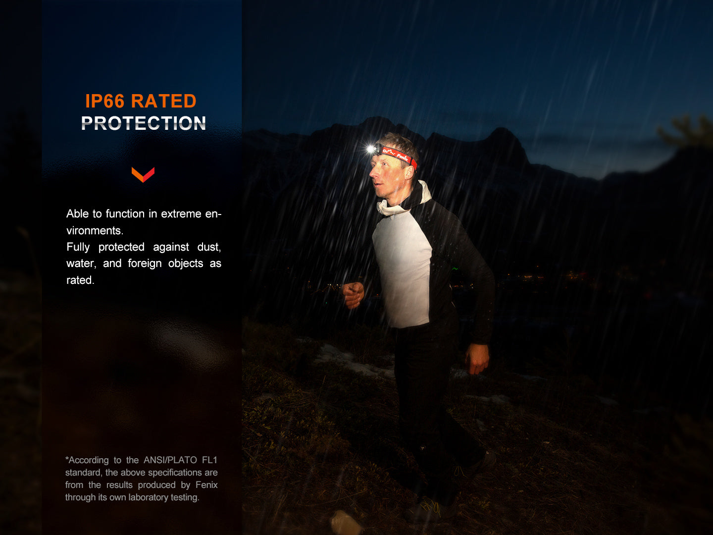 Fenix HL32R-T Trail Running Rechargeable Headlamp (Black) (800 Lumens)