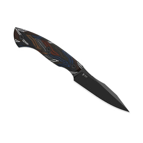 Kizer 1109A1 Hissbite Damascus G10 handle