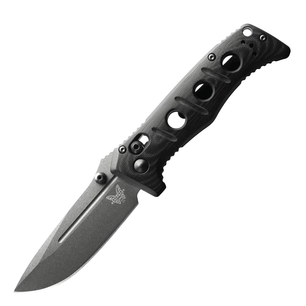 Benchmade 273GY-04 Mini Adamas Black G10 Folding Knife (MagnaCut)