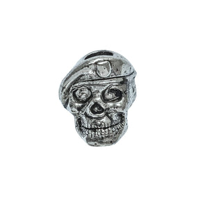 Spartan Beret Skull Bead (Pewter)